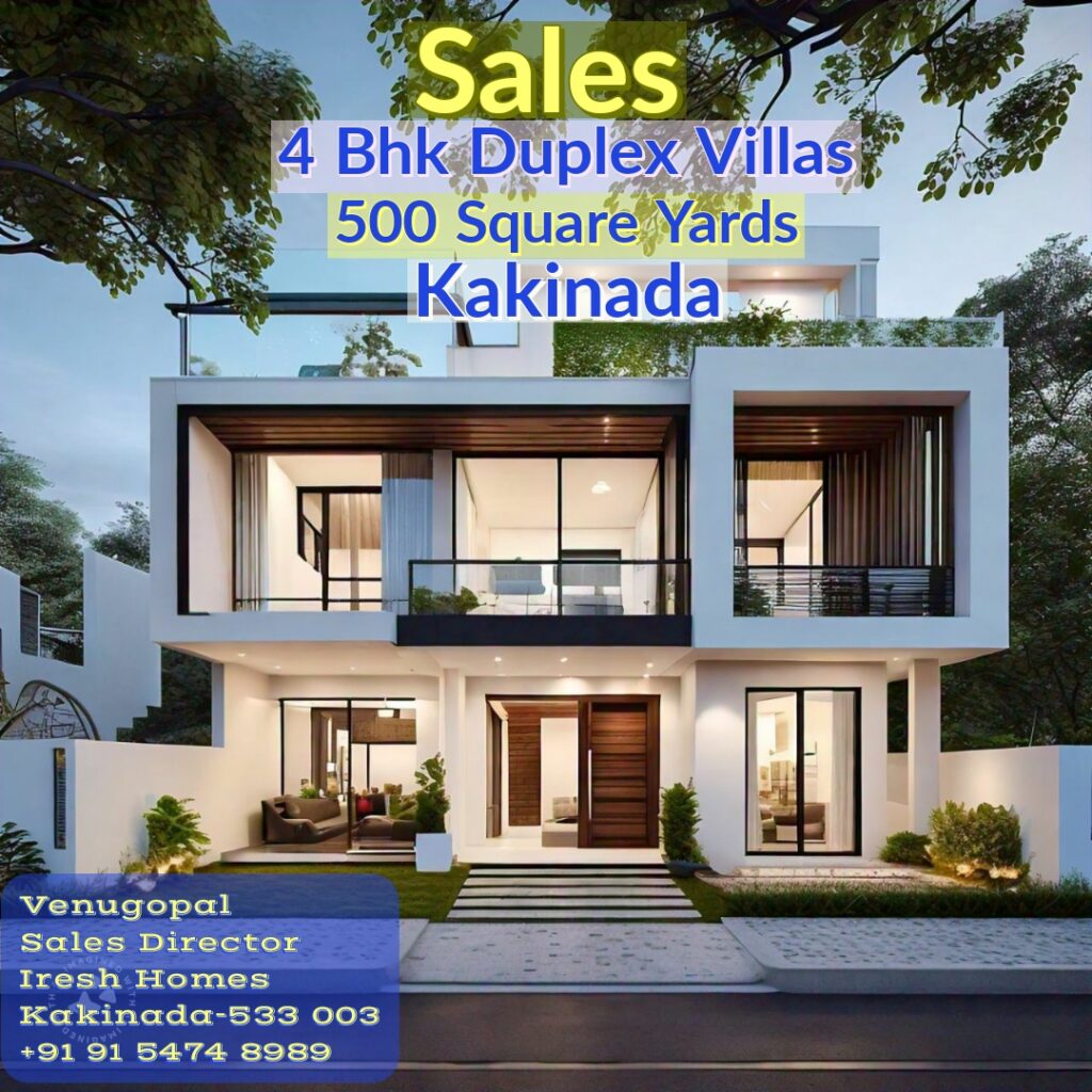 4 BHK Duplex Villas with 500 Square Yards