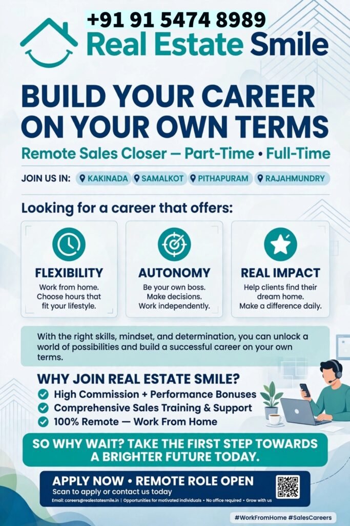 Build Your Career With Real Estate Smile